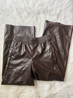 H&M Brown Leather Pants